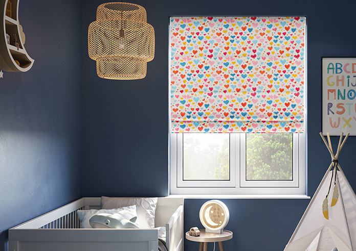 Sweetheart, Multi - Motorised Roman Blind - Image 3
